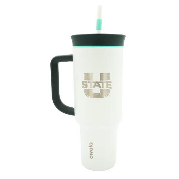 U-State Engraved 40oz Owala Tumbler White